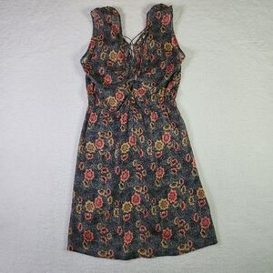 Isabel Marant Silk Dress Womens Size 36 Multicolor Floral Spring Summer Designer